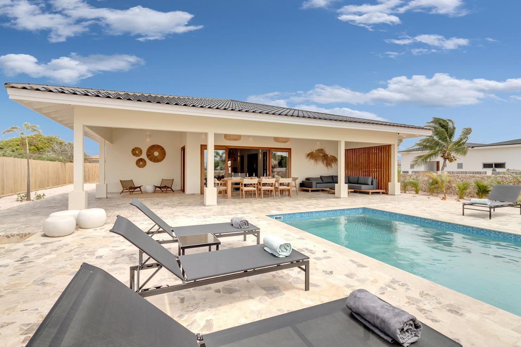 Casa Madera With Large Garden And Private Pool Villa Kralendijk  Luaran gambar