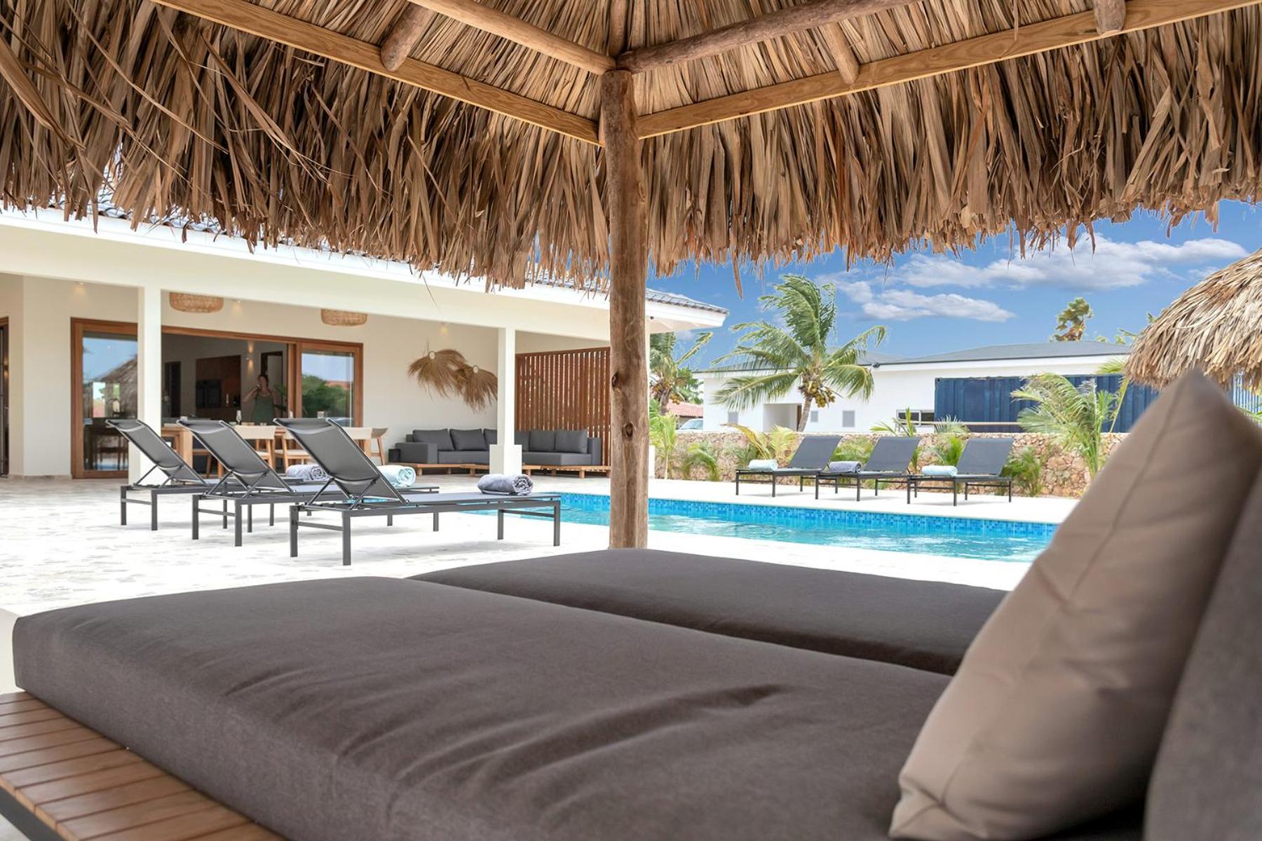 Casa Madera With Large Garden And Private Pool Villa Kralendijk  Luaran gambar