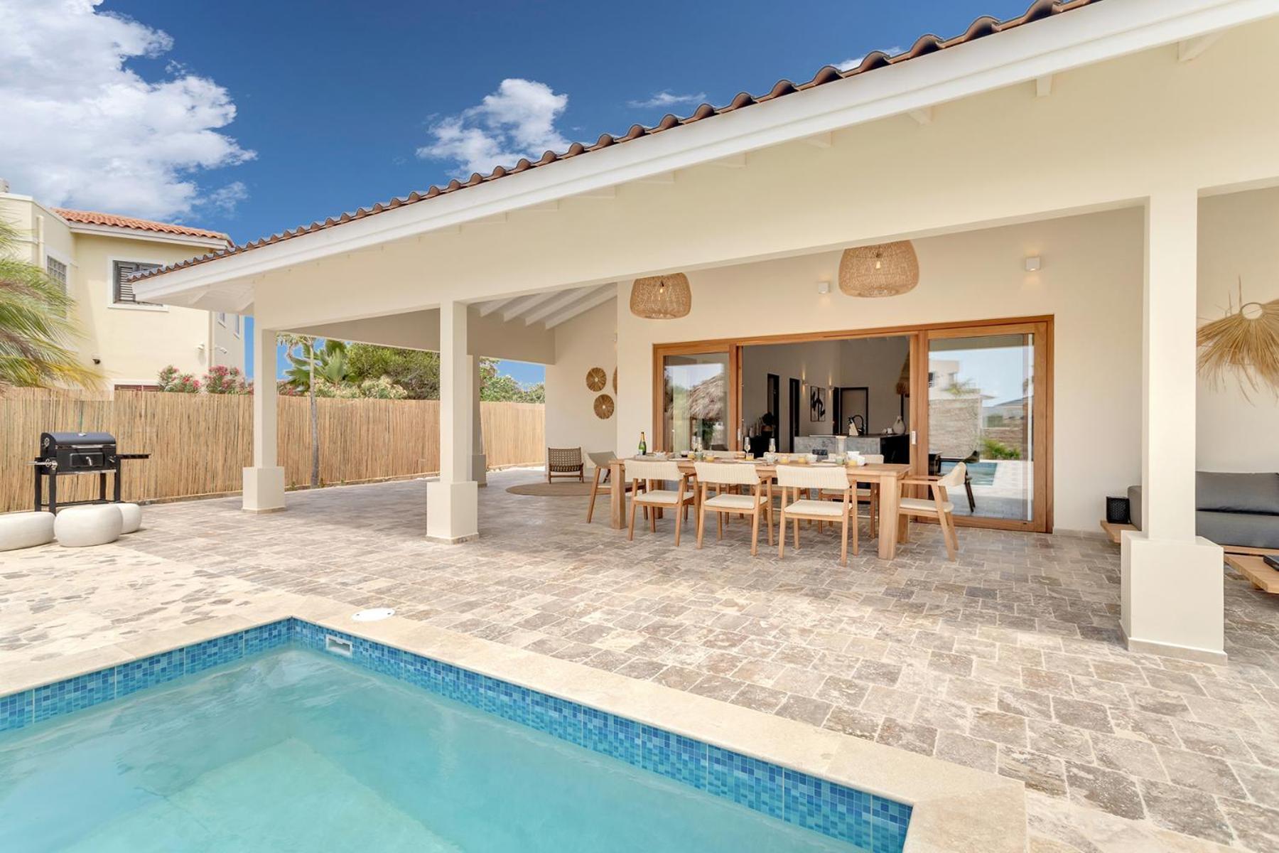 Casa Madera With Large Garden And Private Pool Villa Kralendijk  Luaran gambar
