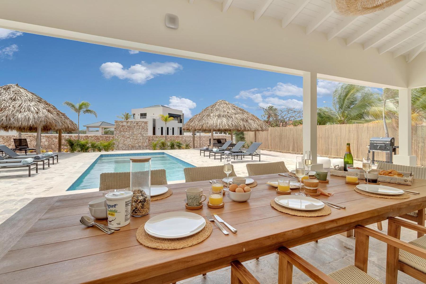 Casa Madera With Large Garden And Private Pool Villa Kralendijk  Luaran gambar